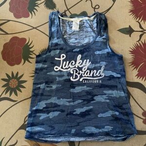Lucky Brand camo tank